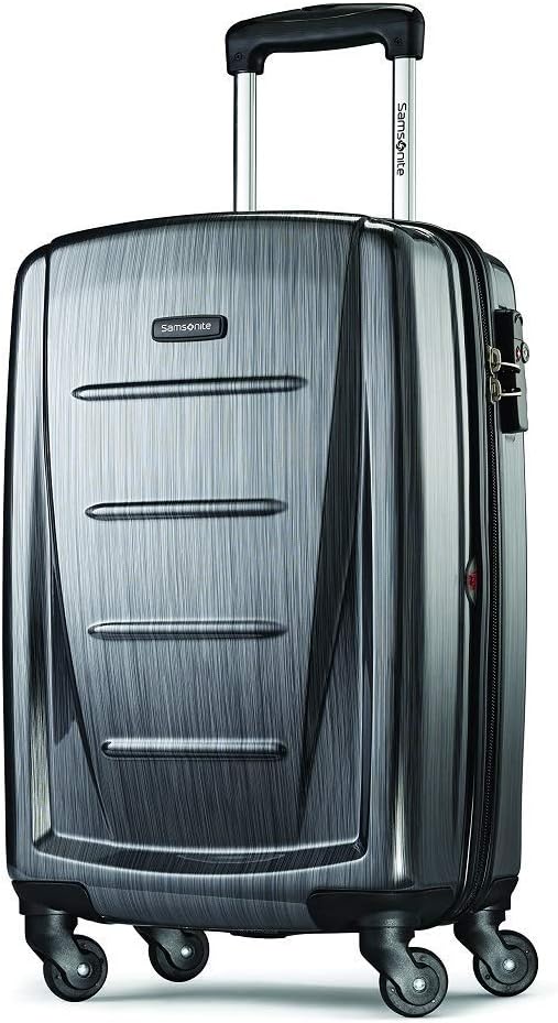 Samsonite Winfield 2 - 20-Inch Hardside Luggage with 360° Spinner Wheels, TSA Lock, Airline Approved - Charcoal - Image 2