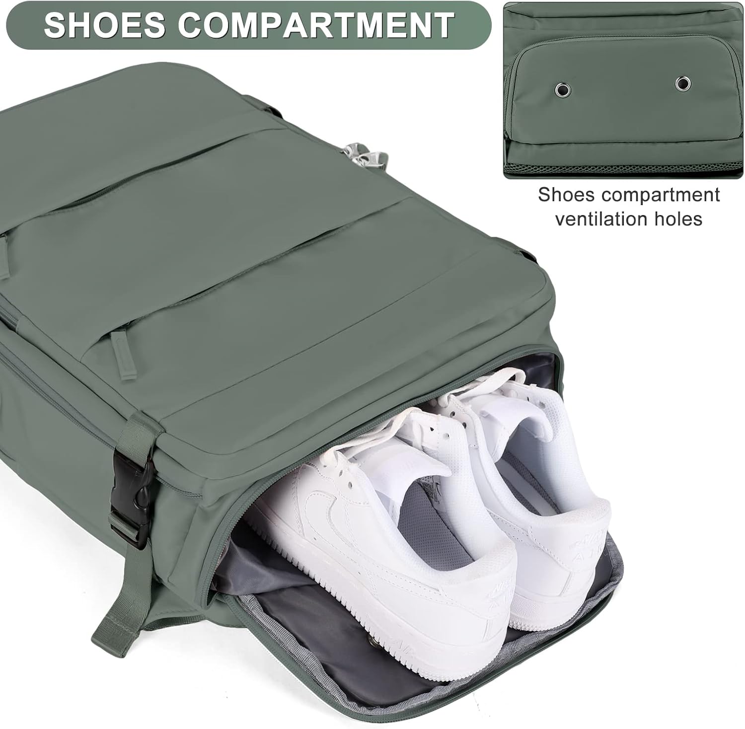 Travel Backpack For Women Men Airline Approved Carry On Backpack Flight Approved Waterproof Sports Luggage Backpack Casual Daypack Small Hiking Backpacks - Image 8