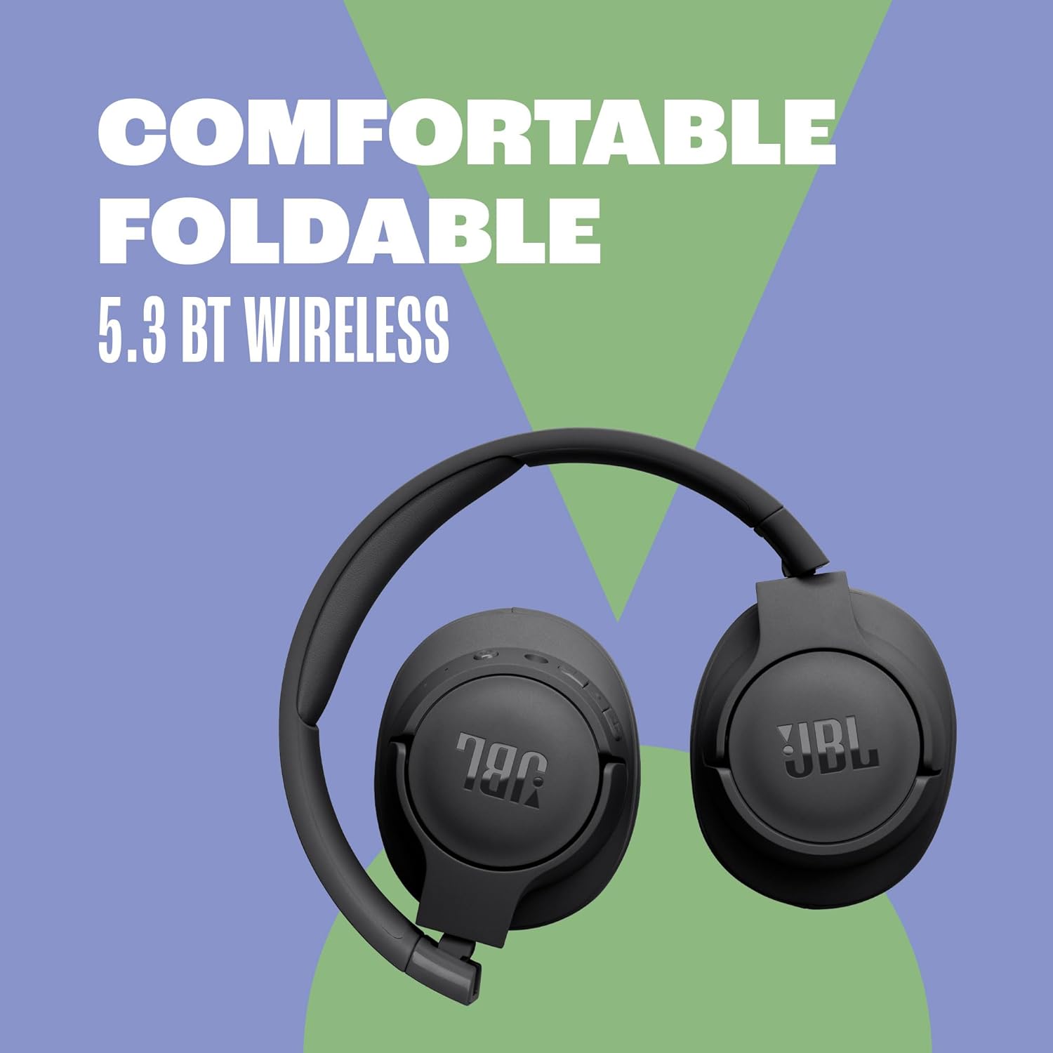 JBL Tune 720BT - Wireless Over-Ear Headphones with JBL Pure Bass Sound, Bluetooth 5.3, Up to 76H Battery Life and Speed Charge, Lightweight, Comfortable and Foldable Design (Blue) - Image 5