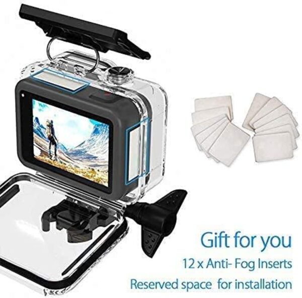 FitStill Underwater Waterproof Diving Housing for Go Pro Hero 13/12/11/10/9 Black,60M/196FT Protective Underwater Diving Housing Shell Accessories (Hero 13/12/11/10/9 Black) - Image 9