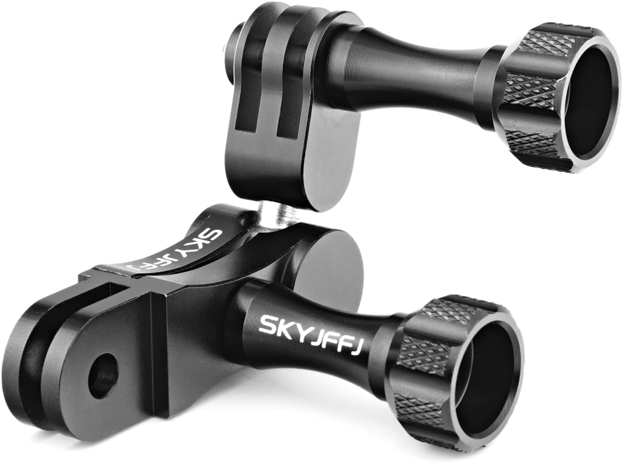 Aluminum Ball gopro Handlebar Mount, 360 Rotation and Lock Any Direction, Shock-Resistant, Compatible with Gopro Hero 8 9 10 11 12, Max, DJI OSMO Action Camera - Image 2