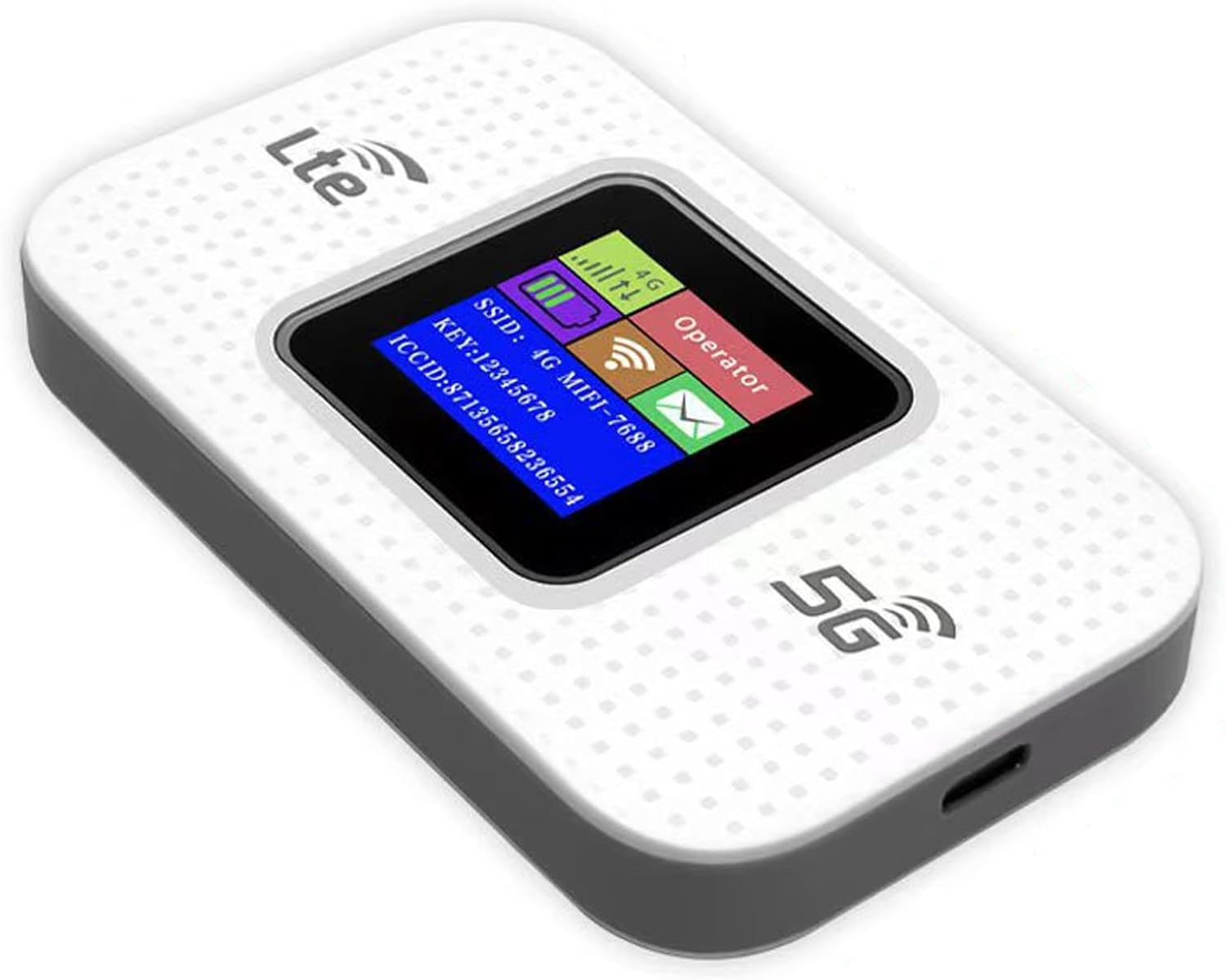 Portable WiFi Mobile Hotspot, Portable Travel Router 150Mbps High-Speed SIM Card Hotspot Device Need to Insert Your own Mobile Phone Card, Suitable for Travel Camping and Remote Work - Image 2