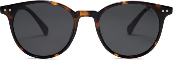 SOJOS Small Round Classic Polarized Sunglasses for Women Men Vintage Style UV400 Lens MAY SJ2113 - Image 3