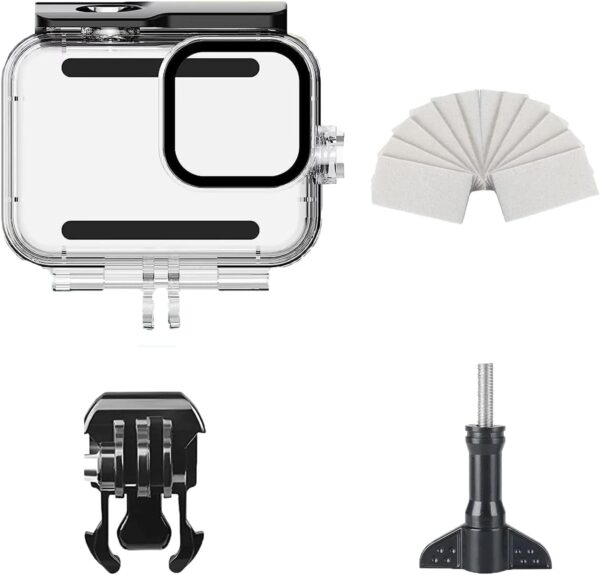 FitStill Underwater Waterproof Diving Housing for Go Pro Hero 13/12/11/10/9 Black,60M/196FT Protective Underwater Diving Housing Shell Accessories (Hero 13/12/11/10/9 Black) - Image 8