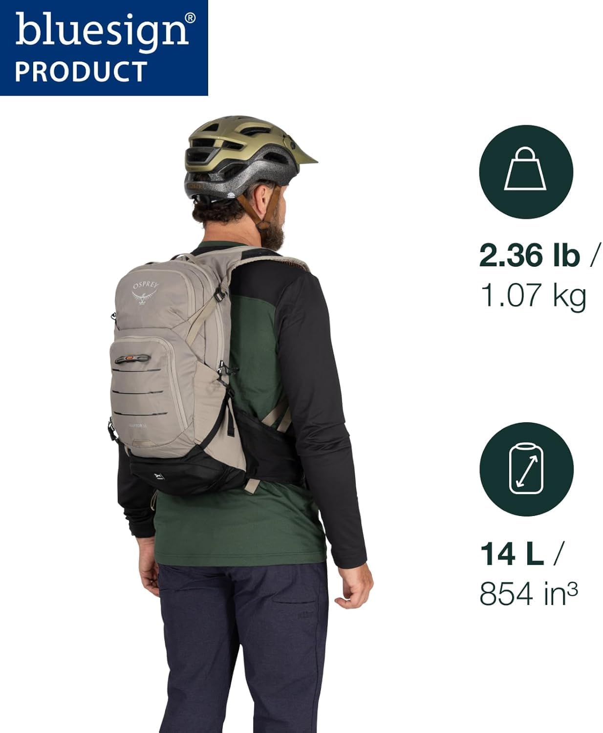 Osprey Raptor 10L Men's Biking Backpack with Hydraulics Reservoir - Image 3