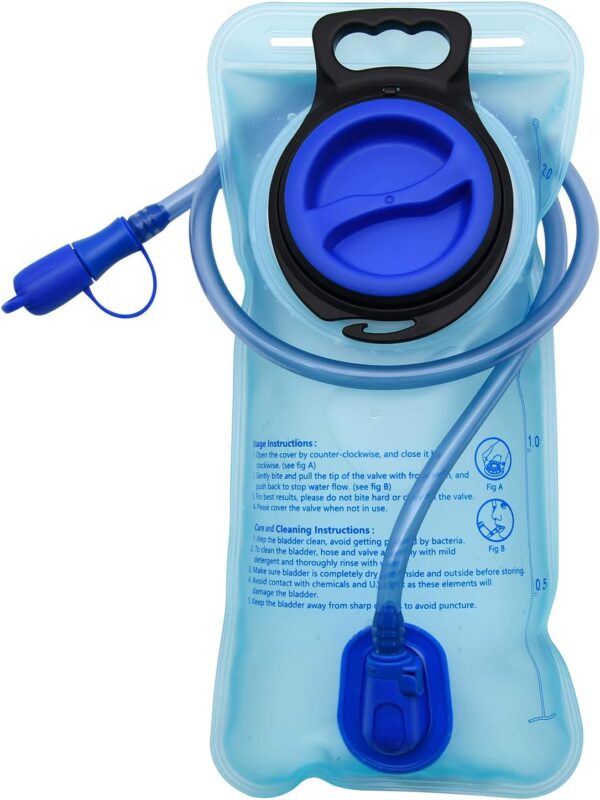 1.5L/2L/2.5L/3L Hydration Bladder, Large Opening Water Storage Bladder Bag, for Cycling Hiking Camping - Image 2