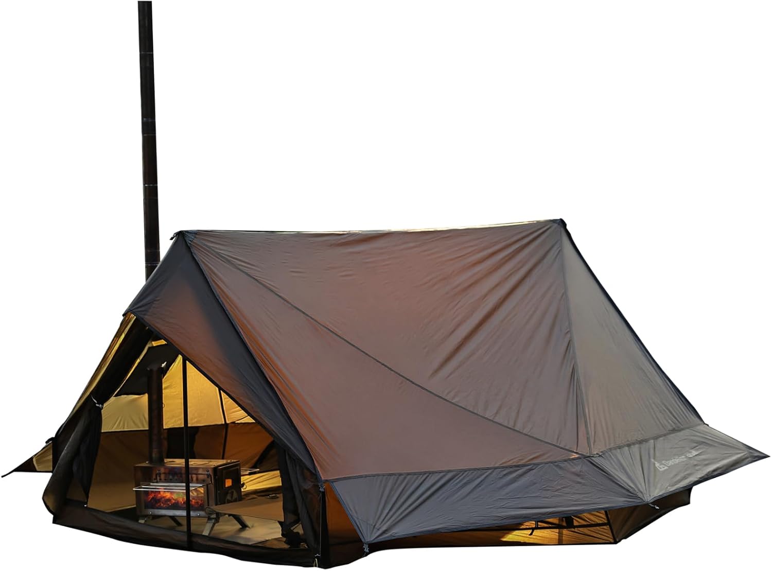 Hot Tent with Stove Jack – 4 Season Waterproof & Windproof Shelter for 1–4 People, Lightweight for Camping, Hiking, Hunting & Fishing - Image 2