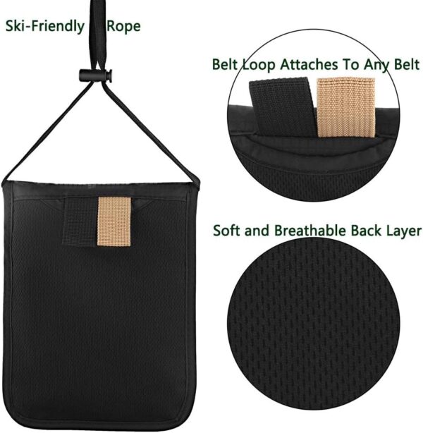 Travel Pouch Neck Wallet Family Passport Holder Organizer Case with RFID Blocking - Image 7