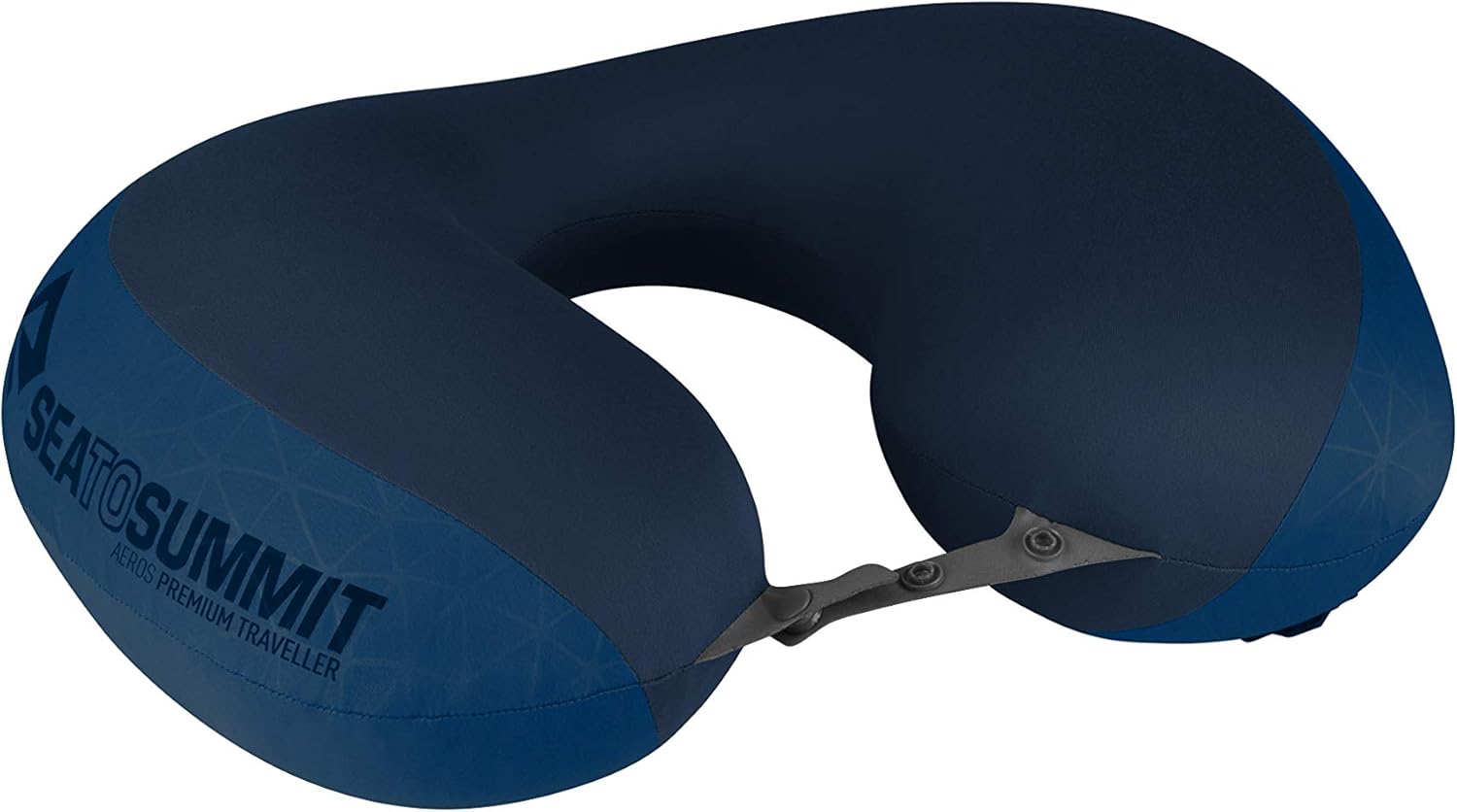 Sea to Summit Aeros Premium Traveller Inflatable Neck Pillow, Navy Blue - Image 2