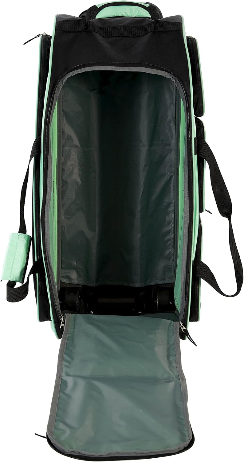 Travelers Club Xpedition 30 Inch Multi-Pocket Upright Rolling Duffel Bag - Image 11