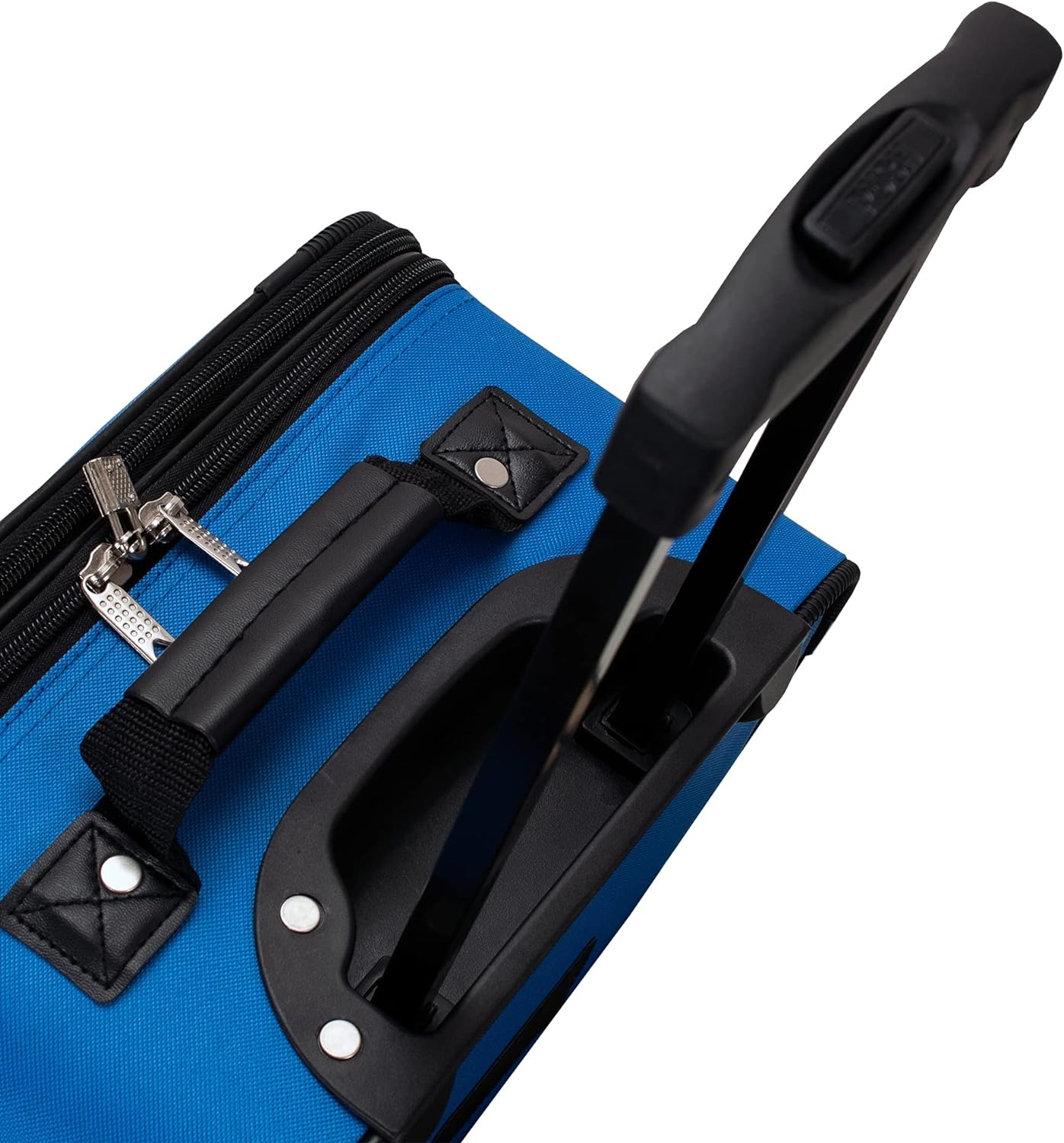 Rockland Journey Softside Upright Luggage Set,Expandable, Blue, 4-Piece (14/19/24/28) - Image 12