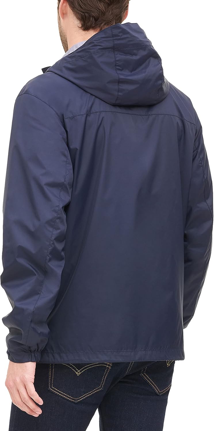 Tommy Hilfiger Men's Lightweight Breathable Waterproof Hooded Jacket - Image 4