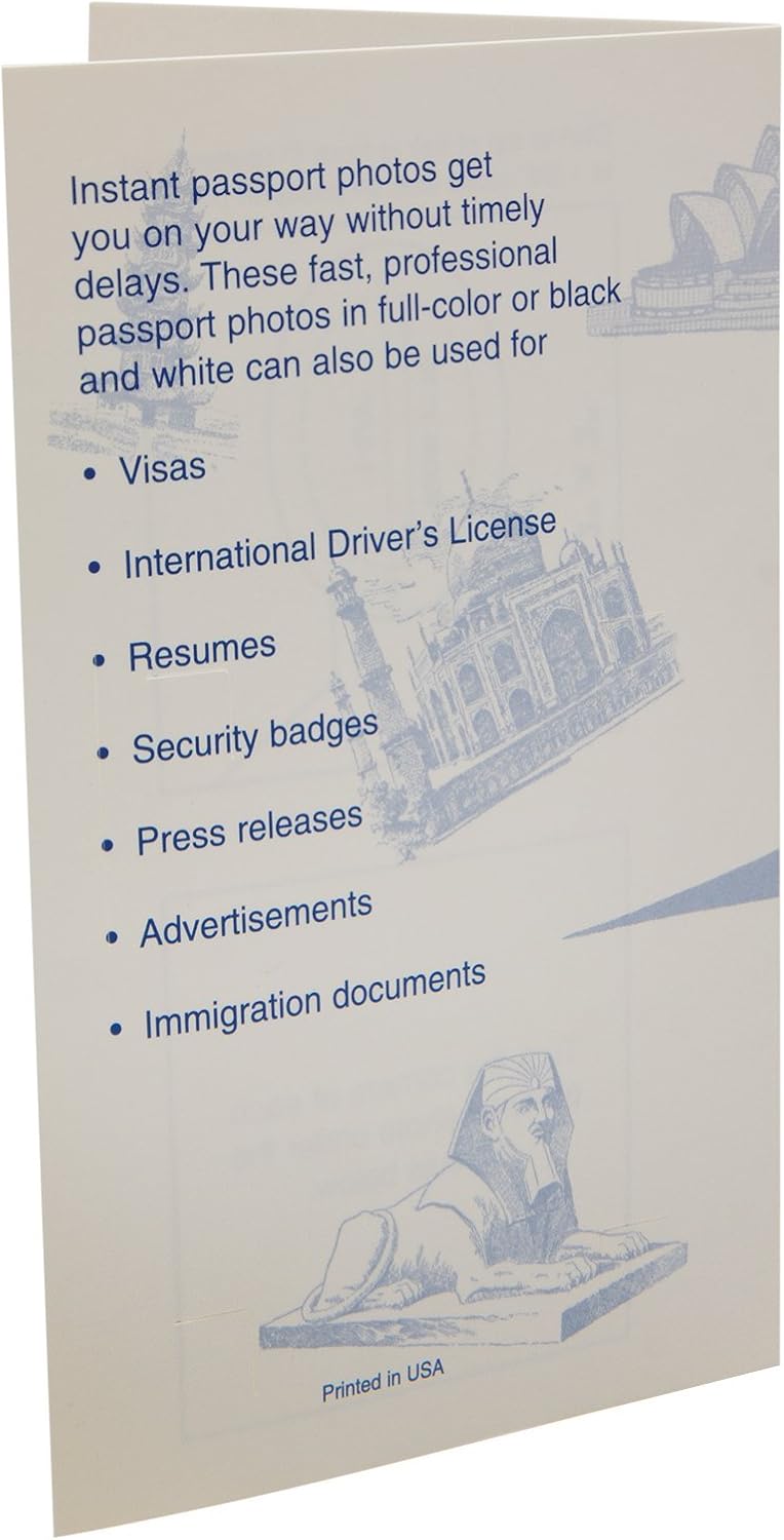 Neil Enterprises Passport Folders in Off-White - Pack of 100 - Image 4
