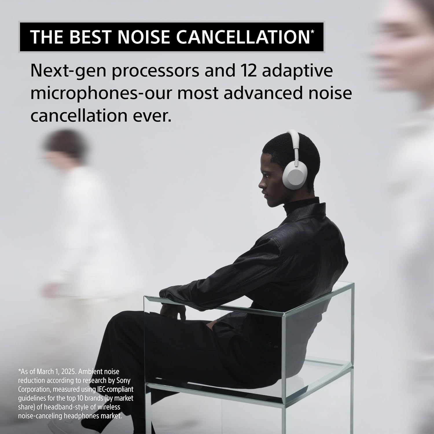 Sony WH-1000XM6 The Best Noise Canceling Wireless Headphones, HD NC Processor QN3, 12 Microphones, Adaptive NC Optimizer, Mastered by Engineers, Studio-Quality, 30-Hour Battery, Midnight Blue - Image 4