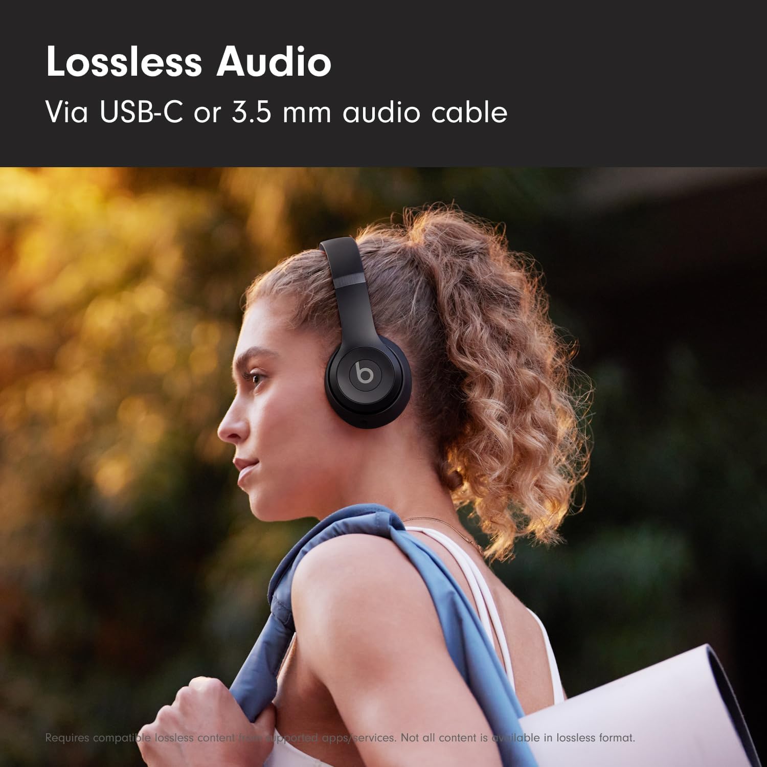 Beats Solo 4 - Wireless Bluetooth On-Ear Headphones, Apple & Android Compatible, Up to 50 Hours of Battery Life - Matte Black - Image 7