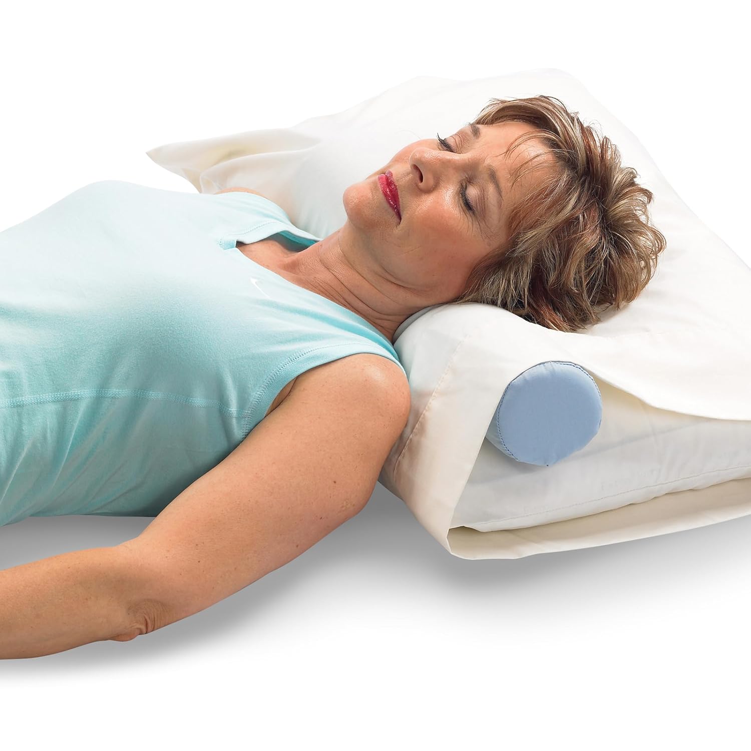 OPTP The Original McKenzie Cervical Roll, 20" Neck Support Pillow to Relieve Neck and Back Pain - Round Pillow for Improved Sleeping Support and Cervical Pain Relief - Made in The USA - Image 8