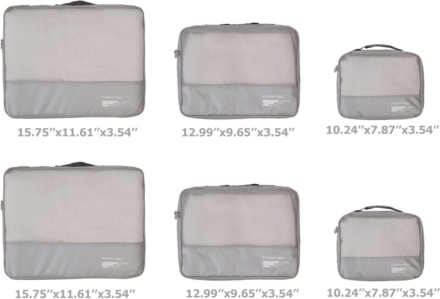 Packing Cubes Set Travel Luggage Organizers Suitcase Lightweight Accessories - Image 3