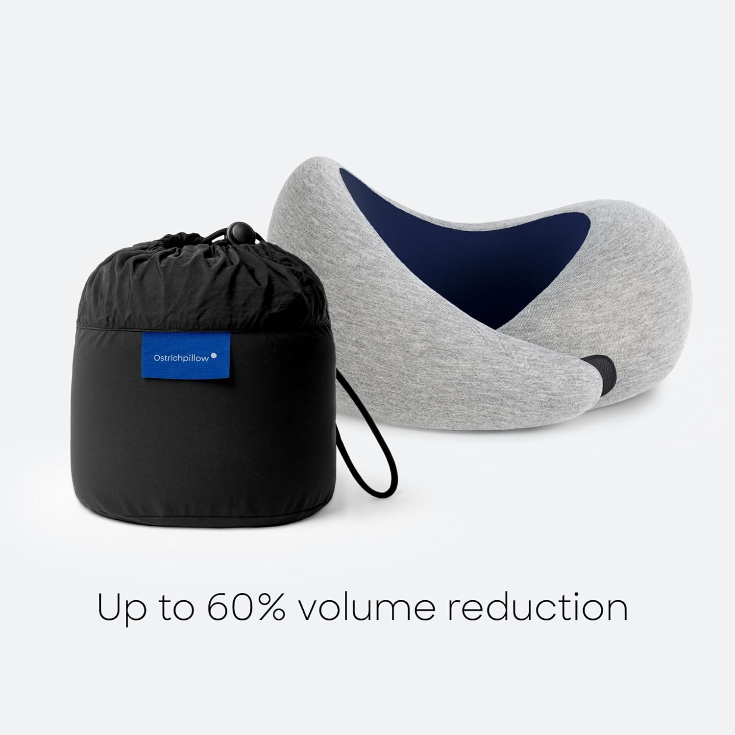 Ostrichpillow Go Neck Pillow, Travel Pillows for Airplanes, Premium Memory Foam Travel Pillow, 360º Ergonomic Design, Asymmetrical Sides, Travel Bag Included, Washable Modal Cover - Image 9