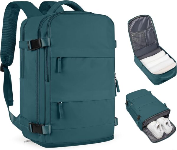 Travel Backpack For Women Men Airline Approved Carry On Backpack Flight Approved Waterproof Sports Luggage Backpack Casual Daypack Small Hiking Backpack - Image 2