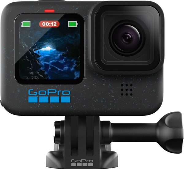 GoPro Hero12 Black E-Commerce Package - Waterproof Action Camera with 5.3K60 Ultra HD Video, 27MP Photos, HDR, 1/1.9" Image Sensor, Live Streaming, Webcam, Stabilization - Image 5