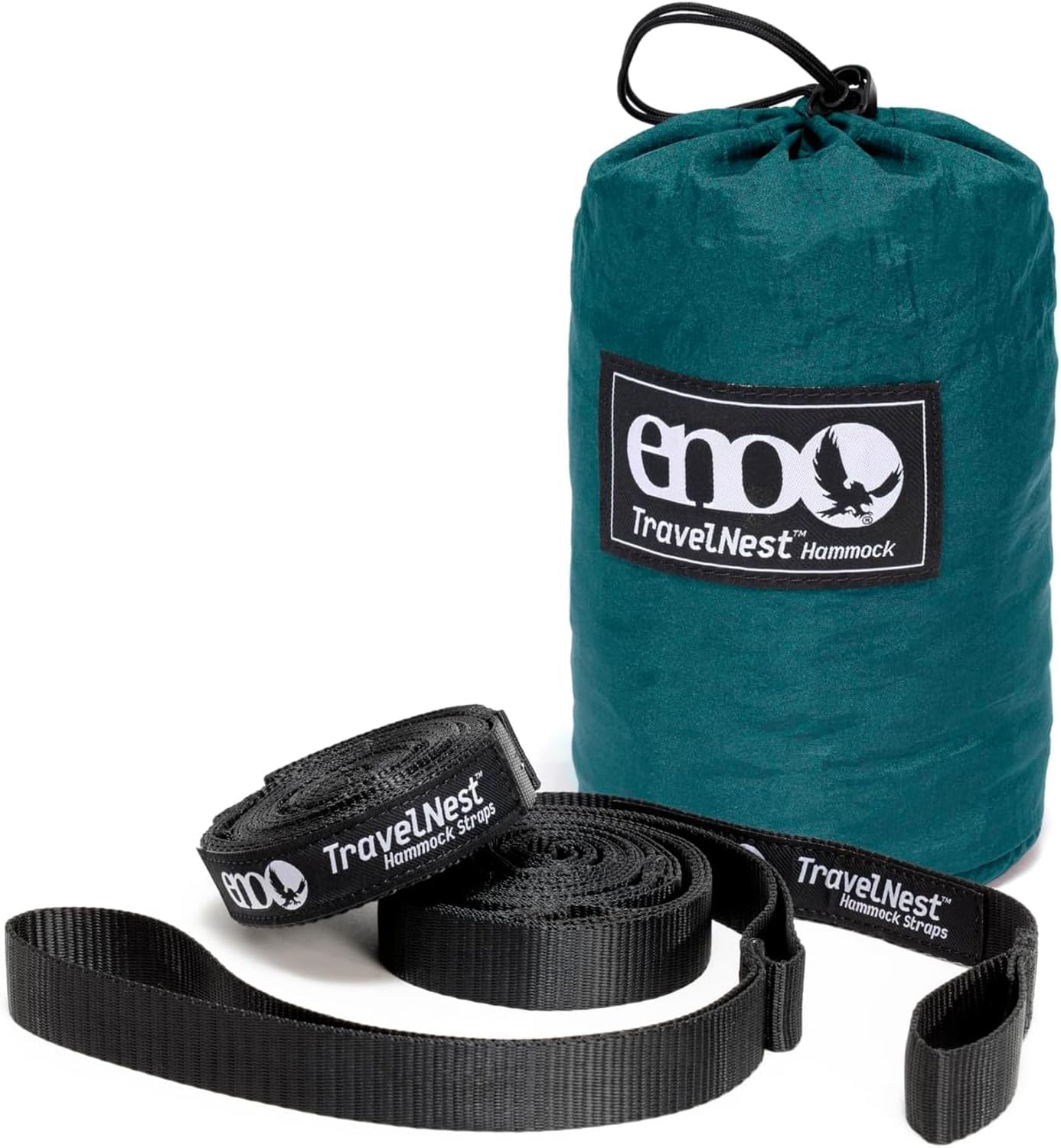 ENO TravelNest Hammock & Straps Combo - Portable Hiking and Camping Hammock with Straps Included - Travel Hammock for Camping, Hiking, Backpacking, a Festival, or The Beach - Marine - Image 4