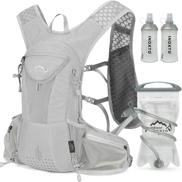 Hydration Pack Backpack, Lightweight Water Backpack with 2L Leakproof Hydration Bladder Daypack for Men Women,Running Hydration Vest for Outdoor Trail - Image 2
