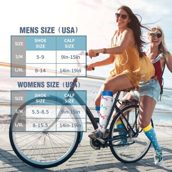 6 Pack Copper Compression Socks for Women and Men Circulation-Best Support for Medical, Running,Nursing,Athletic - Image 8