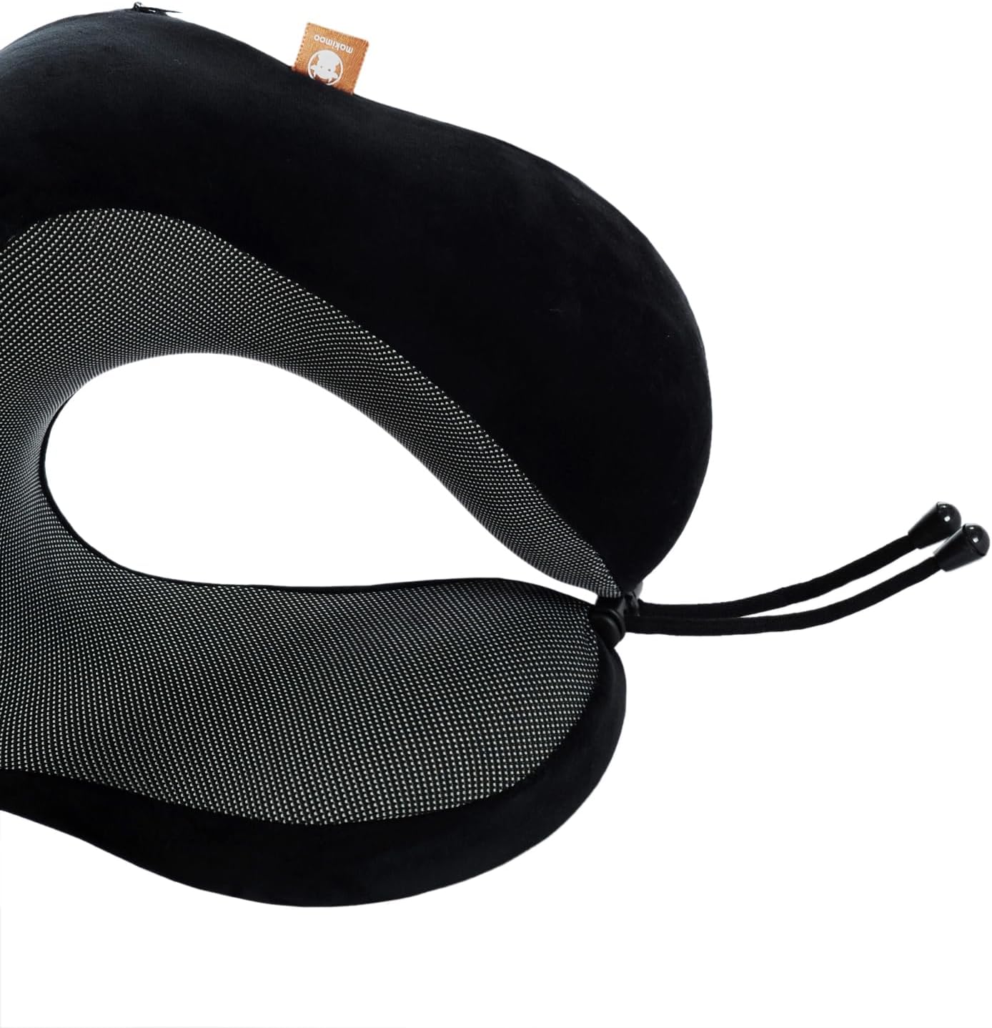 Memory Foam Travel Pillow, Neck Pillow with 360-Degree Head Support, Comfortable and Lightweight, Ideal for Sleeping on Airplane, Car, Train, Bus and Home Use, Comes with Storage Bag (Black) - Image 5
