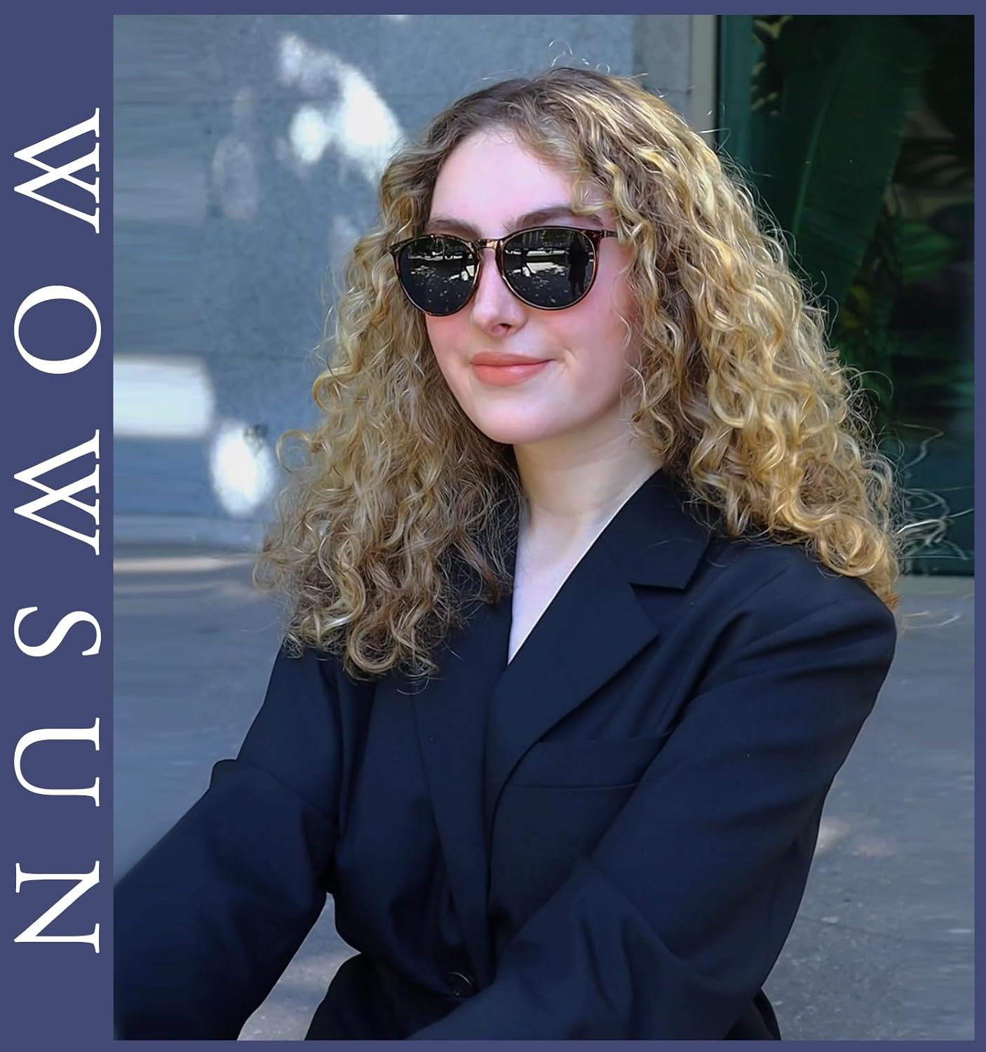 Retro sunglasses womens 2024 trendy round classic glasses - Image 4