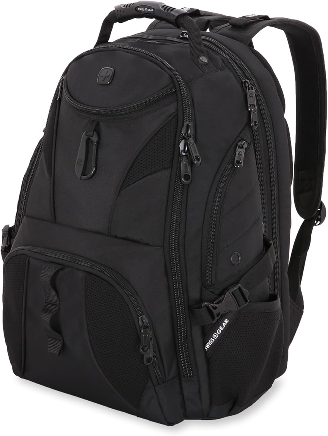 SwissGear 1900 Scansmart TSA 17 Laptop Backpack, Black/Black, 19-Inch - Image 2