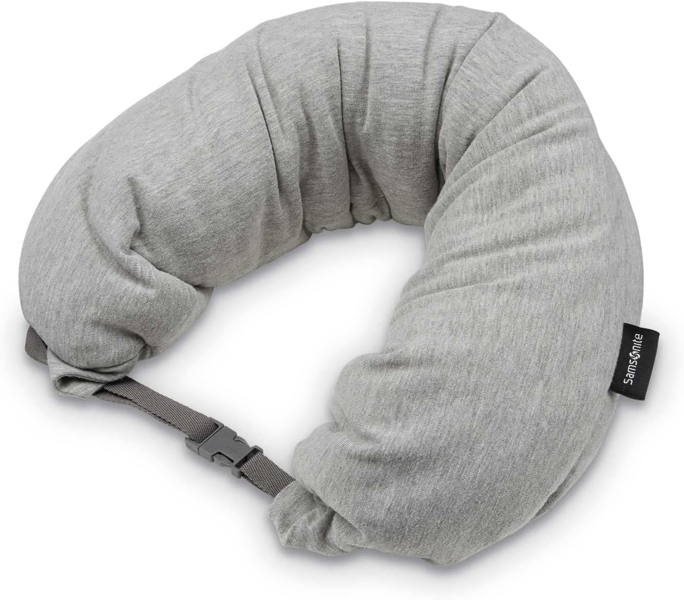Samsonite Microbead 3-in-1 Neck Travel Pillow, Frost Grey, One Size - Image 2