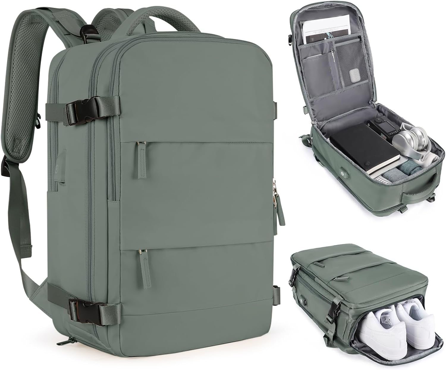 Travel Backpack For Women Men Airline Approved Carry On Backpack Flight Approved Waterproof Sports Luggage Backpack Casual Daypack Small Hiking Backpacks - Image 2