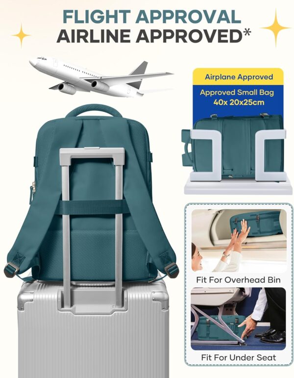 Travel Backpack For Women Men Airline Approved Carry On Backpack Flight Approved Waterproof Sports Luggage Backpack Casual Daypack Small Hiking Backpack - Image 10