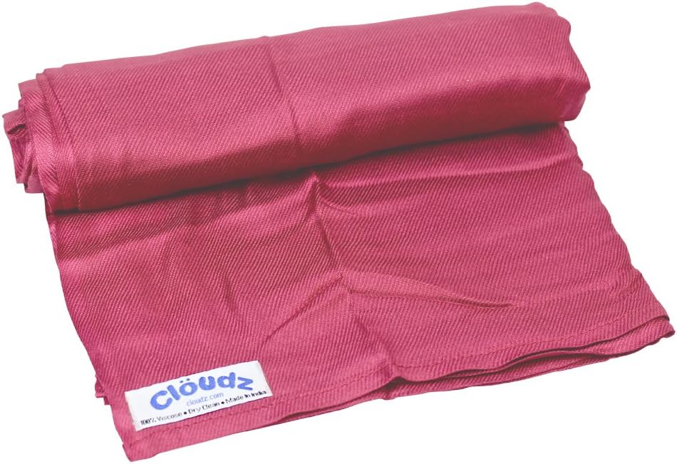 Cloudz Cozy Compact Airplane Travel Blanket for Your Flight, Car, Camping, Home or Comforting Warmth Anywhere! - Light Pink - Image 5