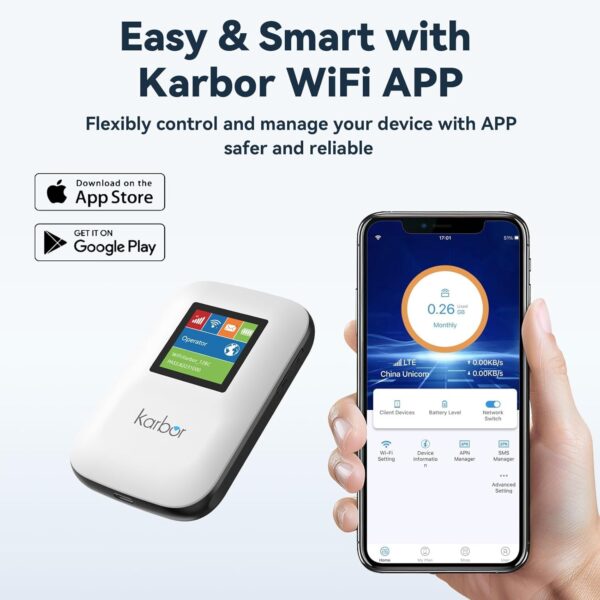 4G LTE WiFi Mobile Hotspot, No SIM Card Required No Contract, 10 Connected Devices, Multiple Networks, Portable Internet for Campers, Motorhomes and Travels, 1GB Local Data - Image 8