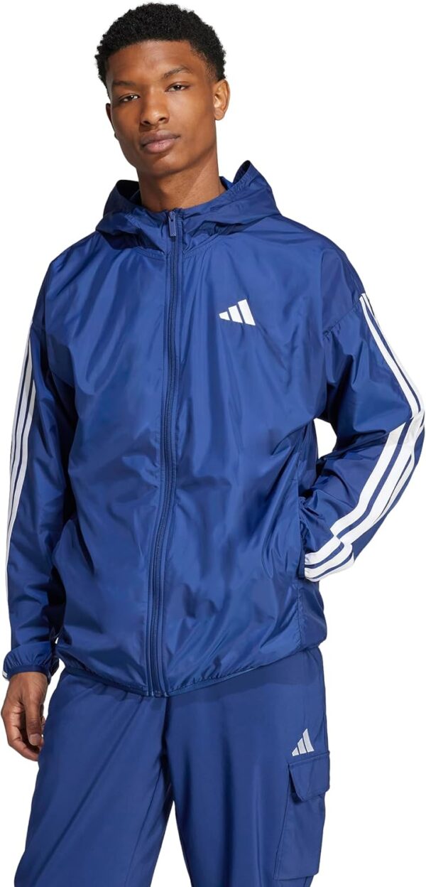 adidas Men's Essentials 3-Stripes Windbreaker - Image 3