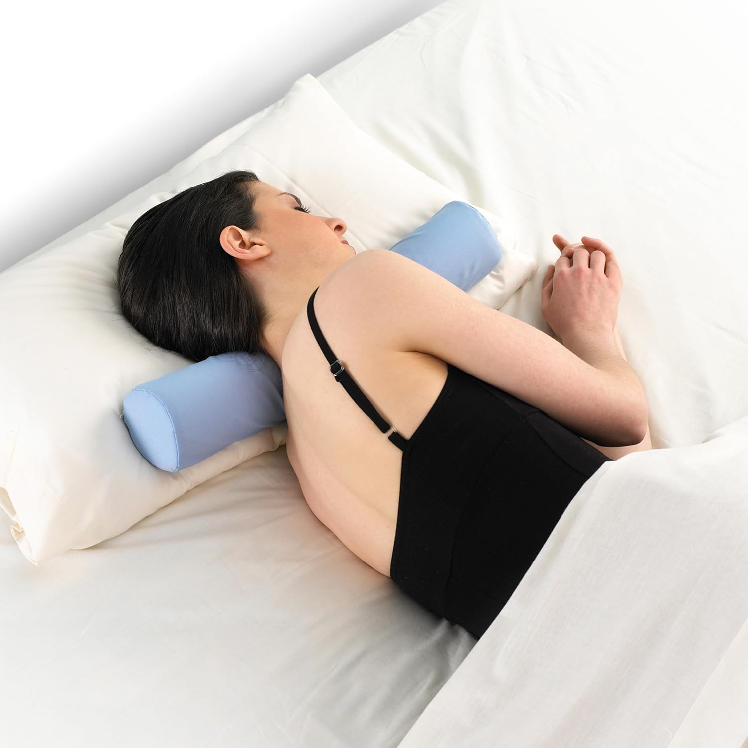 OPTP The Original McKenzie Cervical Roll, 20" Neck Support Pillow to Relieve Neck and Back Pain - Round Pillow for Improved Sleeping Support and Cervical Pain Relief - Made in The USA - Image 7