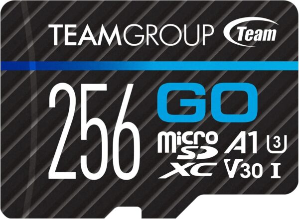TEAMGROUP GO Card 256GB Micro SDXC UHS-I U3 V30 4K for GoPro & Action Cameras High Speed Flash Memory Card with Adapter for Outdoor, Sports, 4K Shooting TGUSDX256GU303 - Image 2