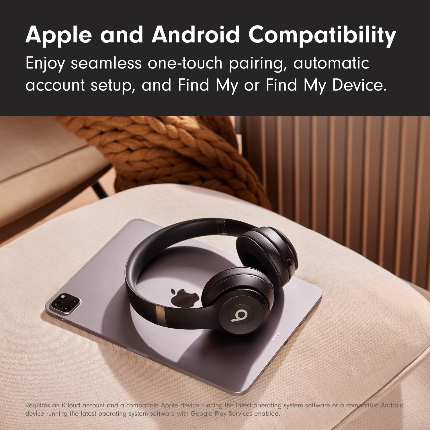 Beats Solo 4 - Wireless Bluetooth On-Ear Headphones, Apple & Android Compatible, Up to 50 Hours of Battery Life - Matte Black - Image 8