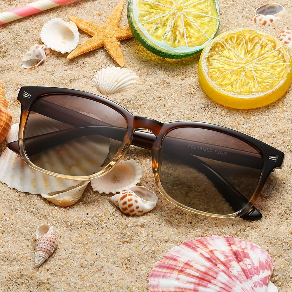 DUSHINE Polarized Sunglasses for Women Classic Retro Style UV400 Protection - Image 4