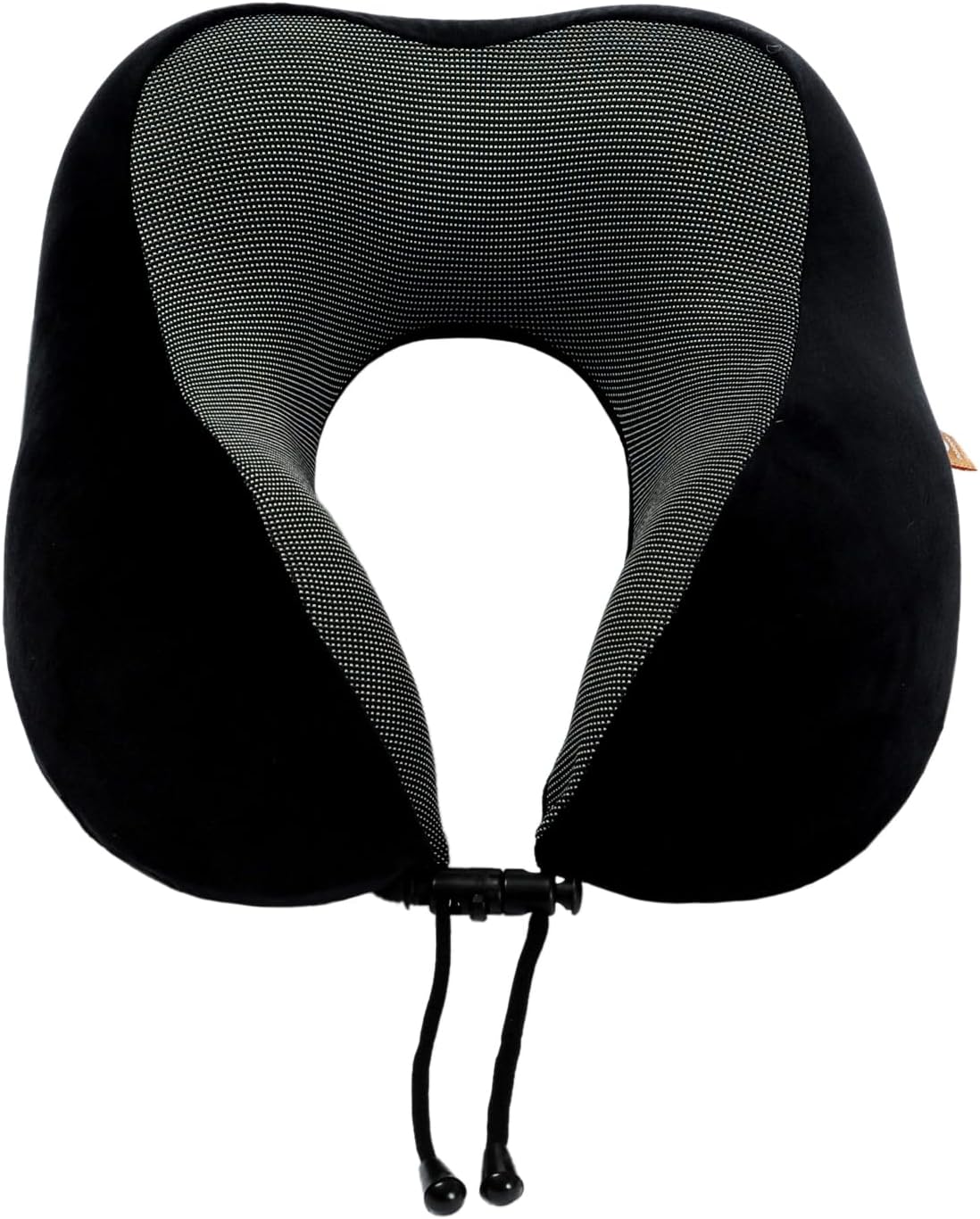 Memory Foam Travel Pillow, Neck Pillow with 360-Degree Head Support, Comfortable and Lightweight, Ideal for Sleeping on Airplane, Car, Train, Bus and Home Use, Comes with Storage Bag (Black) - Image 3