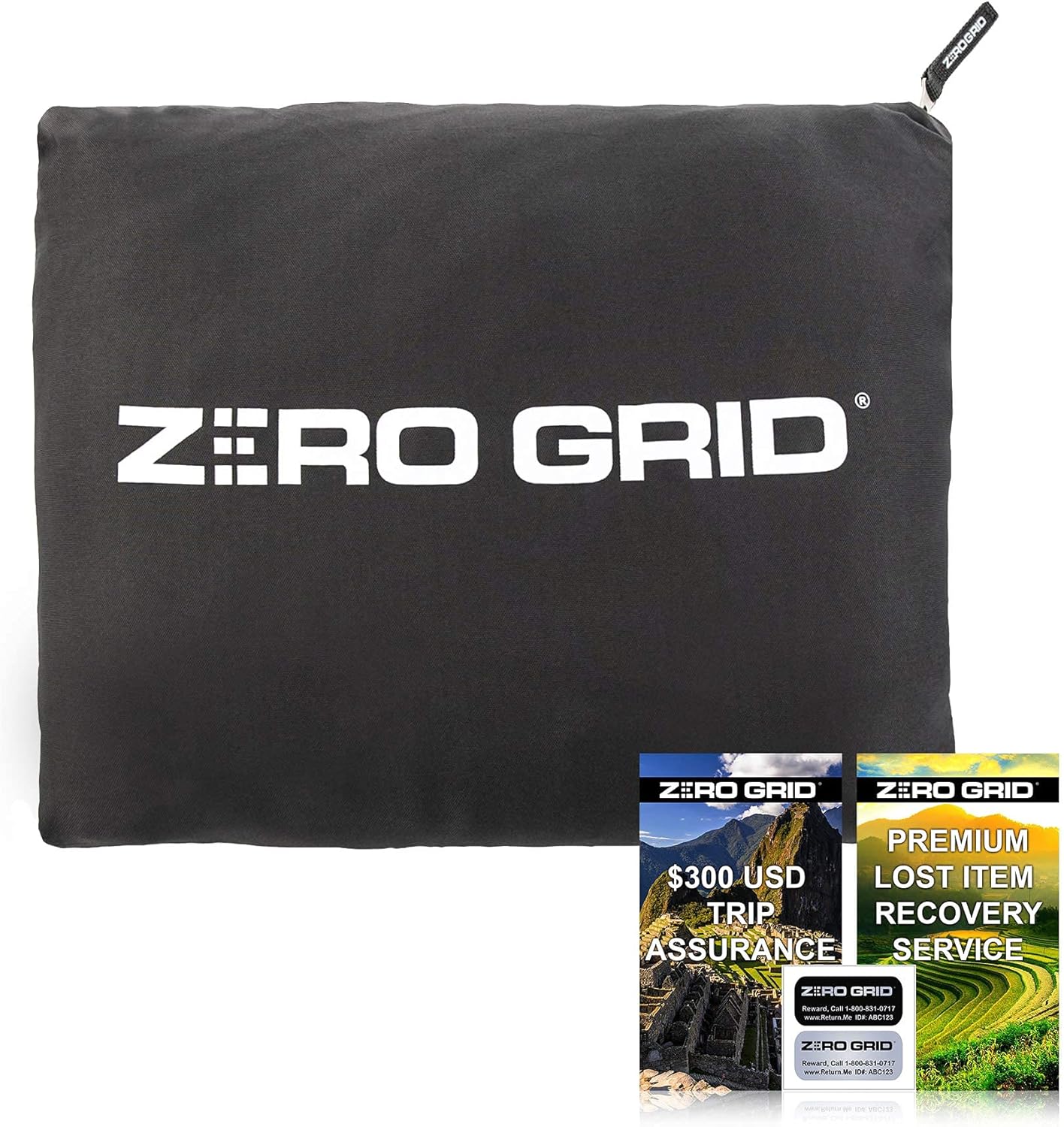 Lightweight Travel Blanket - Premium & Compact Airplane Wearable Blanket with Neck Snaps, Cozy Foot Pockets, Zipper Pouch - Converts into Soft Pillow - Designed for Ultimate Comfort - Shadow - Image 7