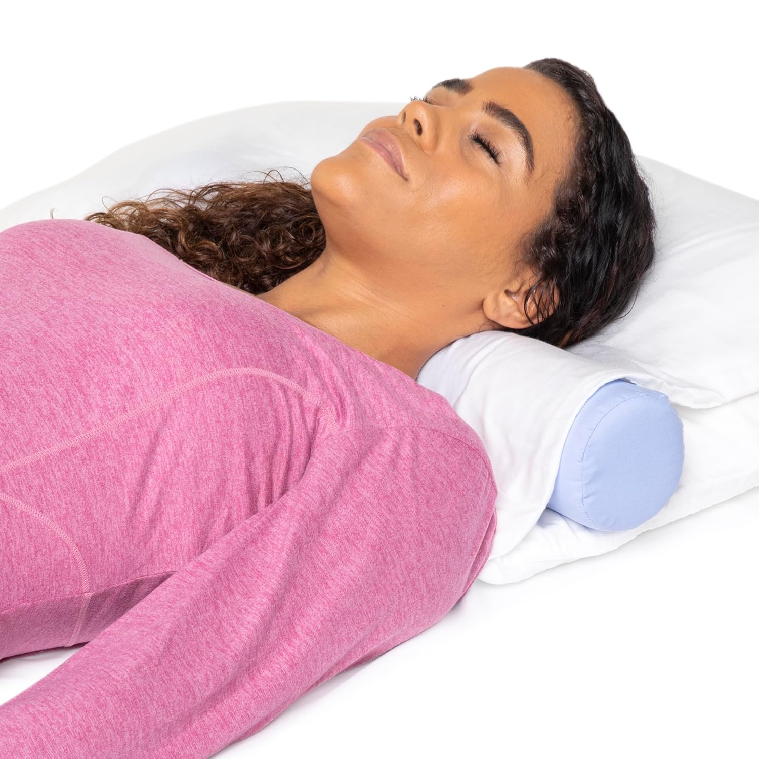 OPTP The Original McKenzie Cervical Roll, 20" Neck Support Pillow to Relieve Neck and Back Pain - Round Pillow for Improved Sleeping Support and Cervical Pain Relief - Made in The USA - Image 3