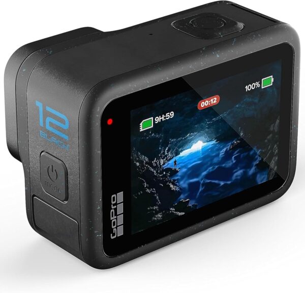 GoPro Hero12 Black E-Commerce Package - Waterproof Action Camera with 5.3K60 Ultra HD Video, 27MP Photos, HDR, 1/1.9" Image Sensor, Live Streaming, Webcam, Stabilization - Image 8