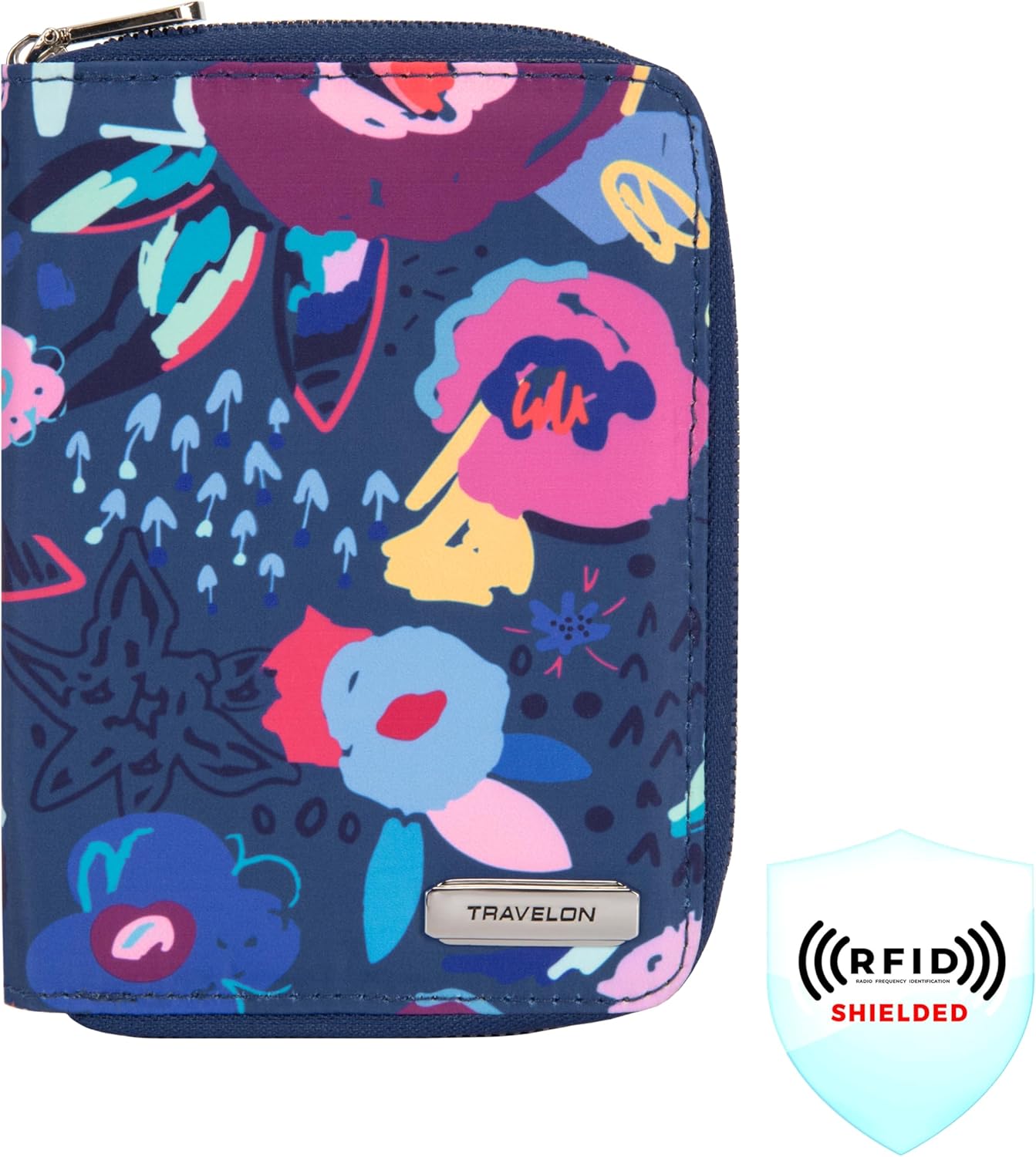 Travelon RFID Blocking Passport Zip Wallet - Image 3