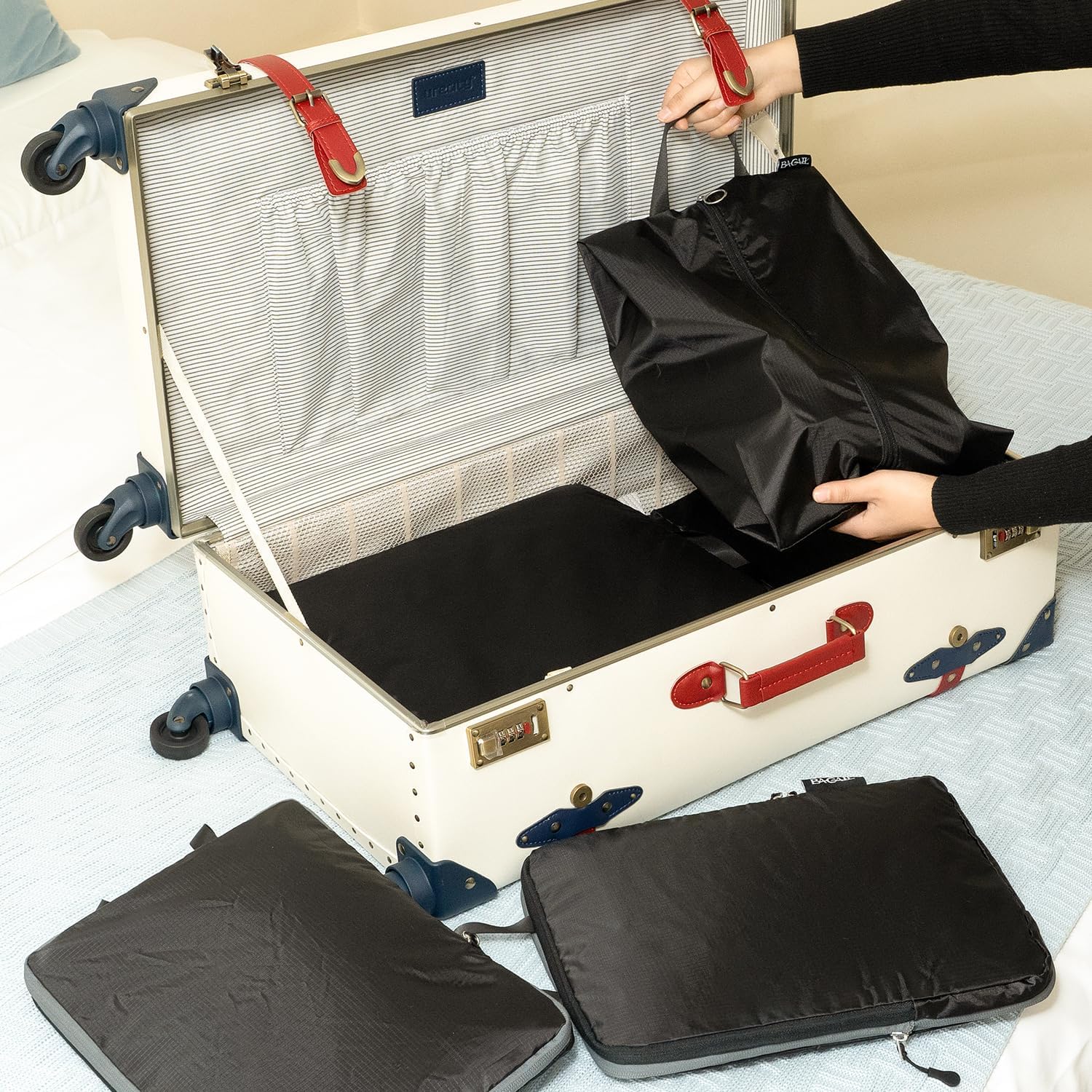 BAGAIL 6 Set Ultralight Compression Packing Cubes Packing Organizer for Travel Accessories Luggage Suitcase Backpack - Image 7