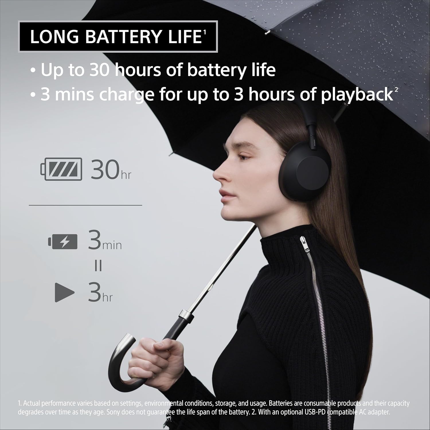 Sony WH-1000XM6 The Best Noise Canceling Wireless Headphones, HD NC Processor QN3, 12 Microphones, Adaptive NC Optimizer, Mastered by Engineers, Studio-Quality, 30-Hour Battery, Midnight Blue - Image 9