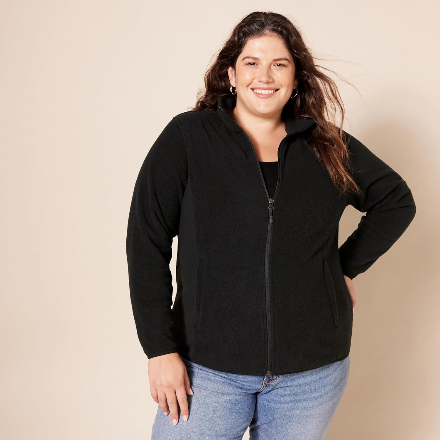 Amazon Essentials Women's Classic-Fit Full-Zip Polar Soft Fleece Jacket (Available in Plus Size) - Image 7