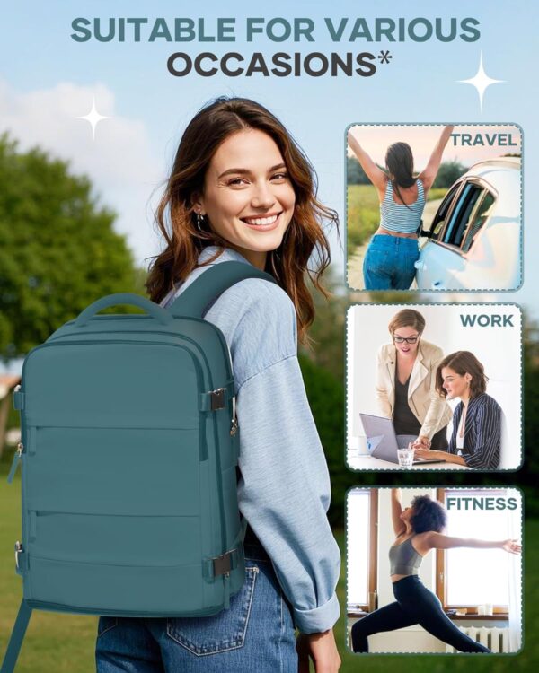 Travel Backpack For Women Men Airline Approved Carry On Backpack Flight Approved Waterproof Sports Luggage Backpack Casual Daypack Small Hiking Backpack - Image 11