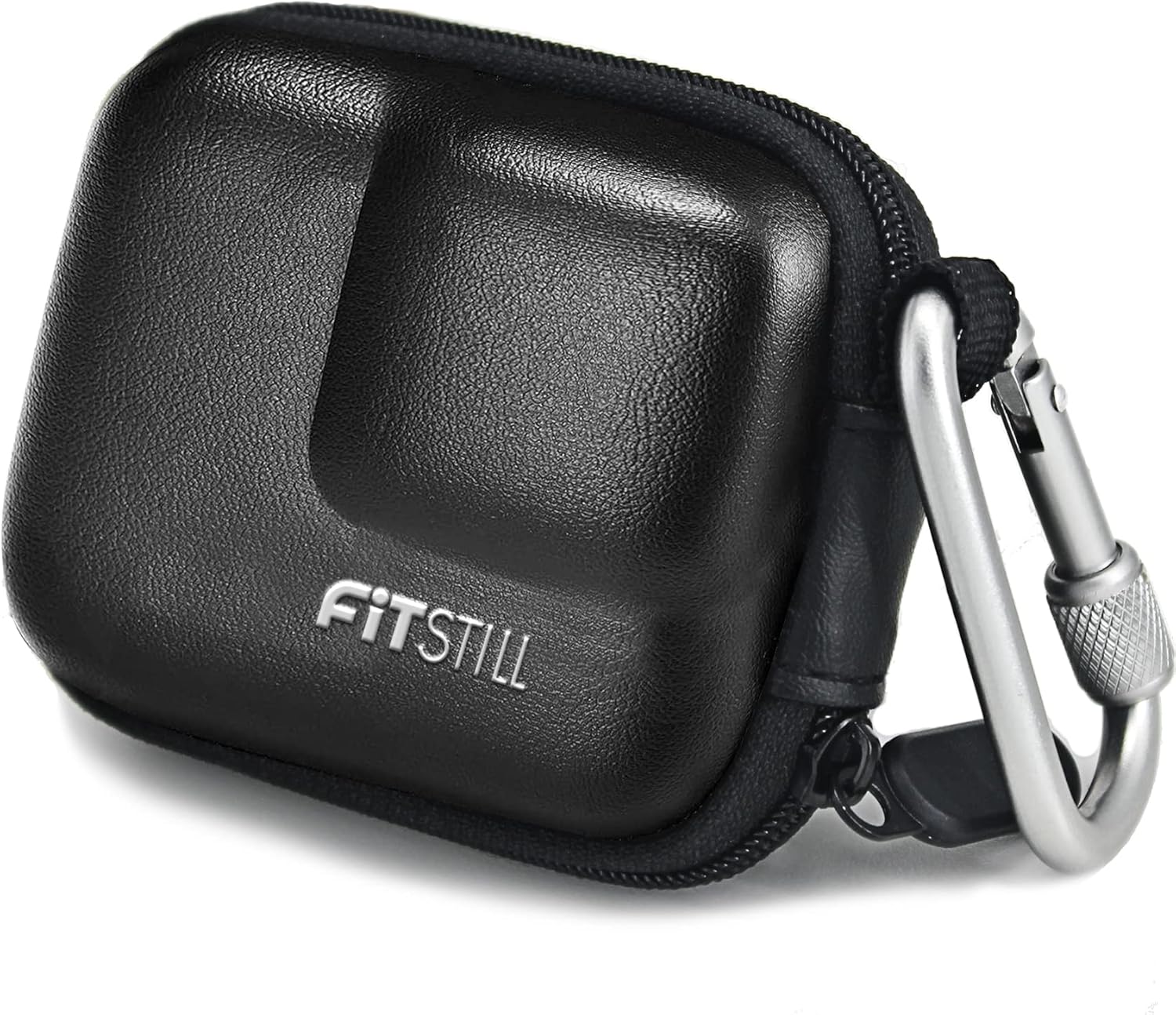 FiTSTILL Black PU Mini Carrying Case for Go Pro Hero 13 Black,Hard Shell Travel Storage Case for Hero 12/11/10/9/8/7/(2018)/6/5 DJI Osmo Action,AKASO,Campark,YI Action Camera and More - Image 2